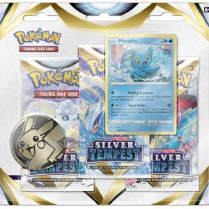 Silver Tempest 3-Pack Blister Manaphy