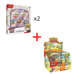 Pokémon : Mini Tin Display Q2 2023 Amis de paldea + 151 Alakazam ex coffret FR