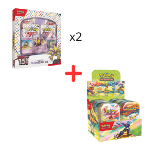Pokémon Mini tin display Vibrant Paldea FR + 151 Alakazam ex coffret FR