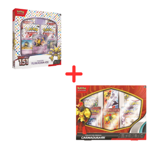 Pokémon Carmadura-ex premium collection FR + 151 Alakazam ex coffret FR