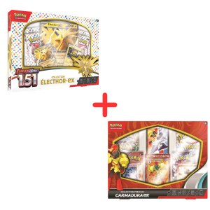 Pokémon Carmadura-ex premium collection FR + 151 Electhor ex coffret FR