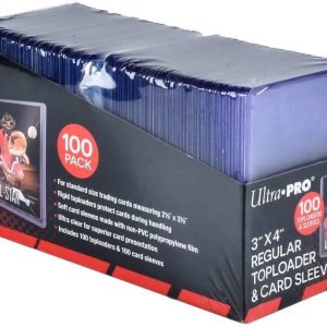 Ultra Pro – Regular Toploaders & Card Sleeves (100 count retail pack)