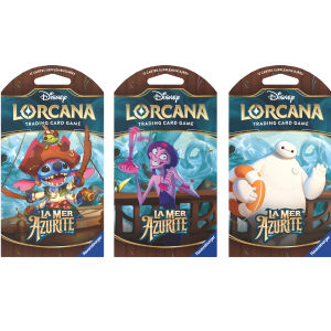 Disney Lorcana La Mer Azurite Sleeved booster FR