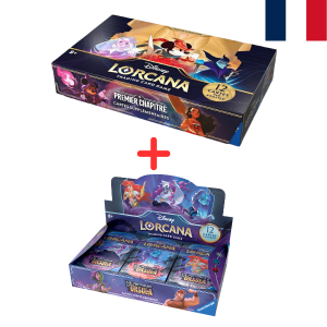 Disney Lorcana Premier Chapitre + Le retour d’Ursula Booster Display Bundle