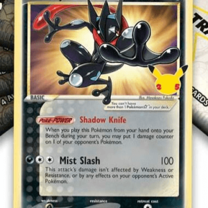 Greninja Goldstar Promo Card Celebrations