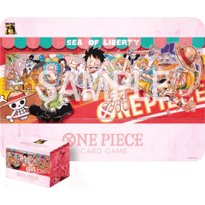 One Piece Card Game: Play mat and Card Case set - 25th Edition