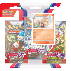 Pokemon EV01 Ecarlate et Violet Tripack Arcanin - FR
