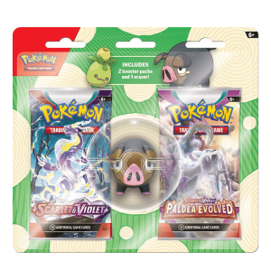 Pokémon Back to School - Eraser + 2 Booster Lechonk