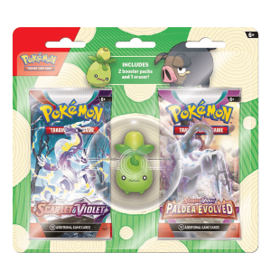 Pokémon Back to School - Eraser + 2 Booster Smoliv