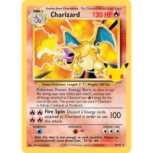 Pokémon Celebrations Charizard (CEL BS 4) - NM