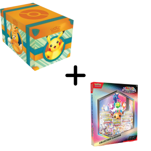 Pokémon Evolutions Prismatique Bundle – Coffre Aventure à Paldea + Collection Classeur 8.5