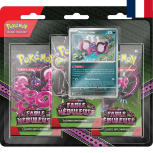 Pokemon EV6.5 – Fable Nébuleuse Tripack Blister Pêchaminus