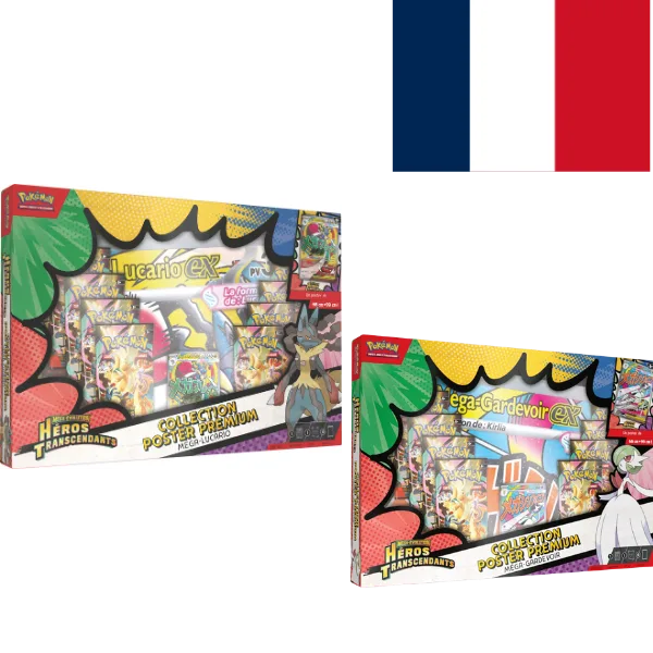 Pokemon-JCC-ME2.5-Heros-Transcendants-Collection-Poster-Premium-Mega-Gardevoir-Mega-Lucario.webp
