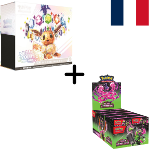 Pokémon Evolutions Prismatique Bundle – Dresseur D'Élite + Booster bundle display 6.5