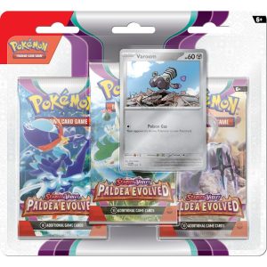 Pokémon Scarlet & Violet Paldea Evolved Varoom 3-Pack Blister
