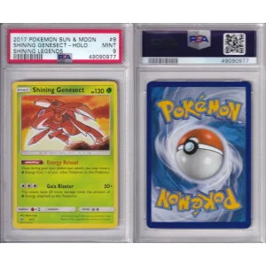 Pokémon Shining Legends - Shining Genesect Holo 9-73 - PSA 9