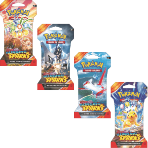 Pokémon TCG SV08: Surging Sparks Sleeved booster