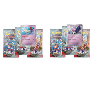 Pokémon TCG- SV 7 : Stellar Crown Tripack ( 2 types)