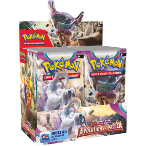 Pokémon Ecarlate et Violet Evolutions à Paldea Booster Display