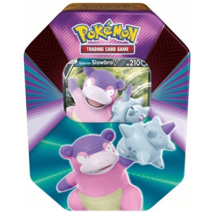 Pokémon Collection Tin - Galarian Slowbro V Forces Tin