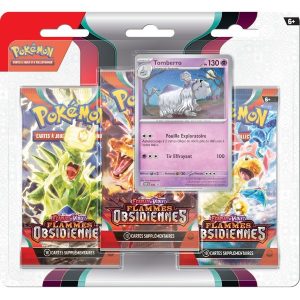 Pokémon TCG Ecarlate et Violet 3: Flammes Obsidiennes - Tripack Tombero
