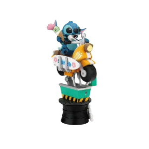 Disney D-Stage PVC Diorama Stitch Coin Ride 16 cm